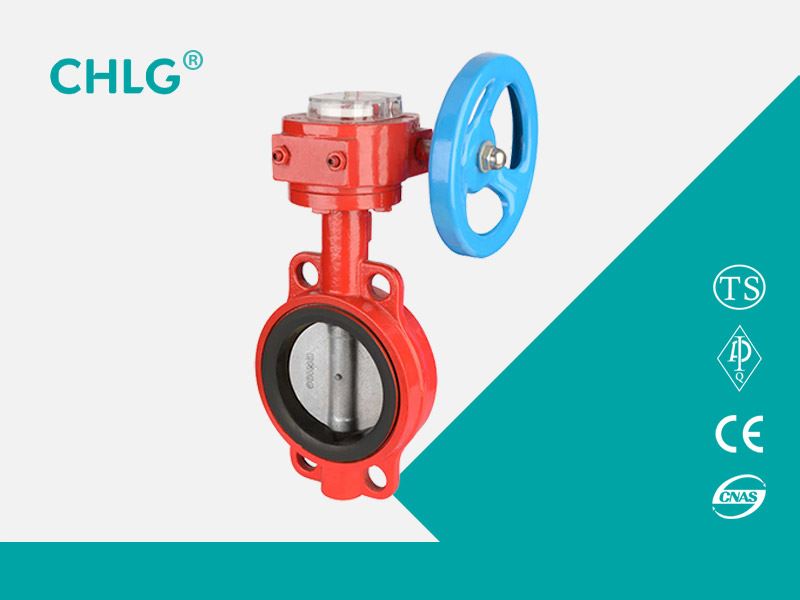 turbine butterfly valve to the clamp