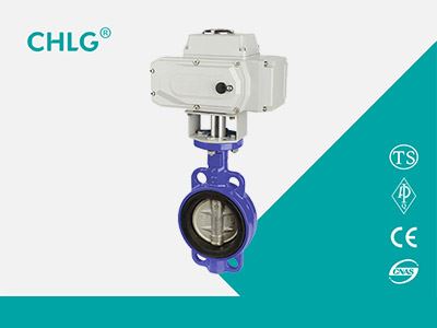 electric butterfly valve to the clamp