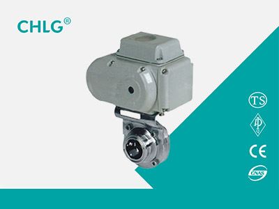 Health level electric butterfly valve